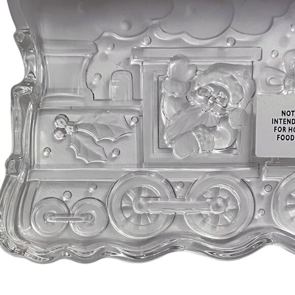 Gorham Crystal Train Server Lenox Germany Holiday Traditions North Pole Express - Picture 5 of 10